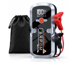 BRPOM 12V Jumpstarter - 4500A / 21.800 mAh - Accubooster - Starthulp met Powerbank 21800 mAh - Starthulp - Jumpstarter voor auto