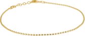 Glams Enkelbandje Bolletjes 1,5 mm 24 + 2 cm 1 Micron - Zilver
