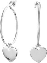 Glams Oorringen Hart - Zilver