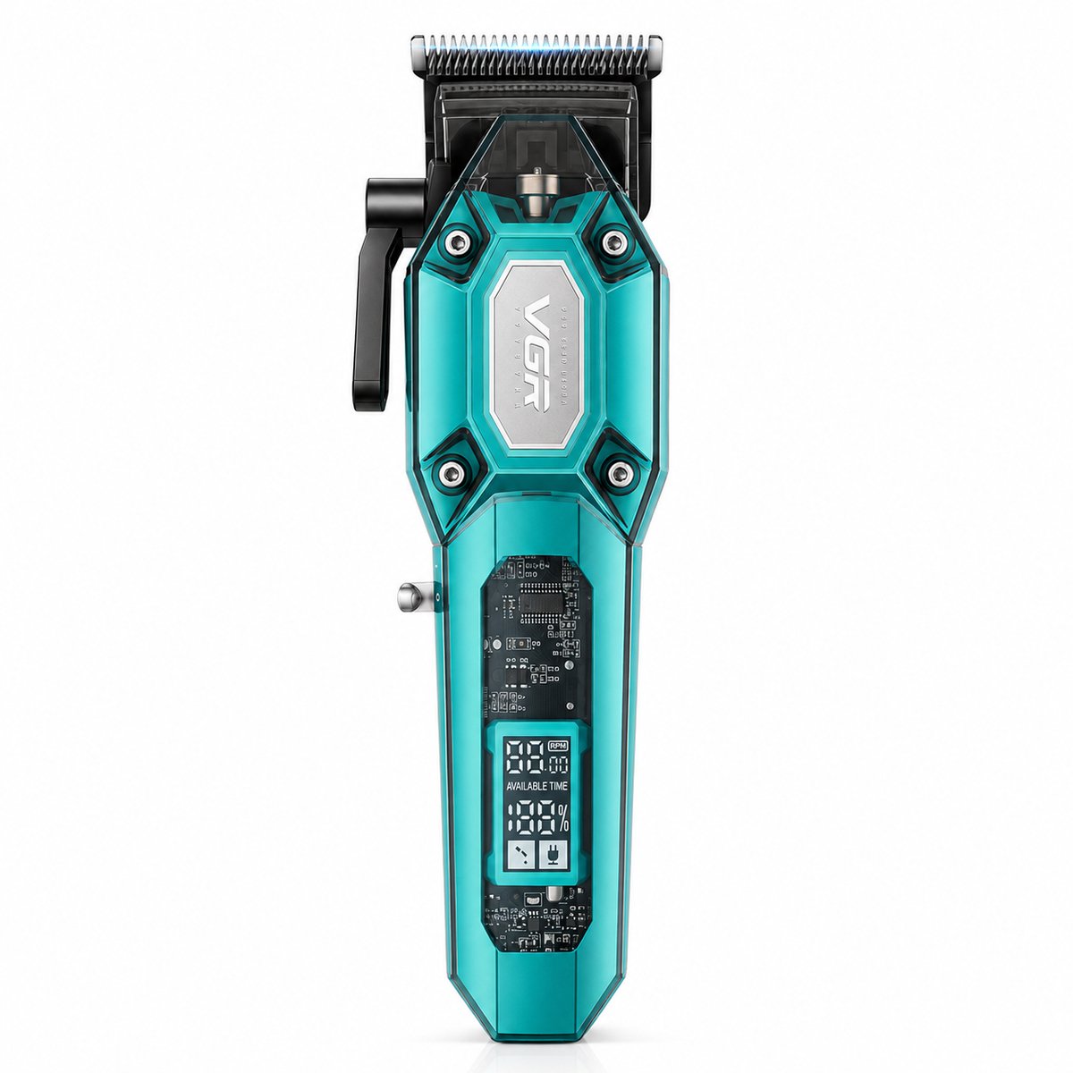 VGR -Tondeuse - Haartrimmer - Tondeuse mannen - Haartondeuse - Incl. 6 opzetstukken - USB Oplaadbaar