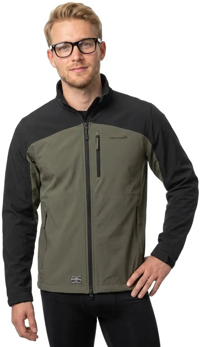 Pentagon Elite Light Softshell Jas Man Ral7013 / Mix