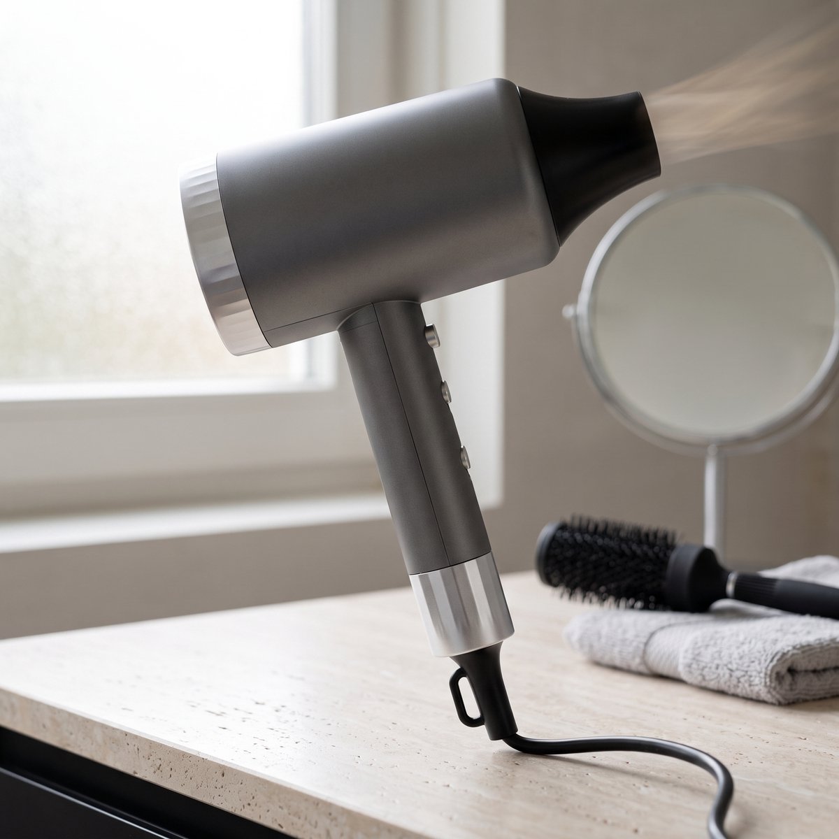Cheqo® Professionele Haardroger met Concentrator - DC Motor - Föhn - Haarföhn - Fohn - Haar Droger - Mondstuk - Koude Lucht Stand - Cool Shot - 2 Snelheden - 3 Warmtestanden - Haarstyler - Kappersföhn - voor Alle Haartypes - Dames en Heren thumbnail 5