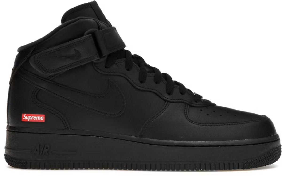Nike Air Force 1 Mid Supreme Black