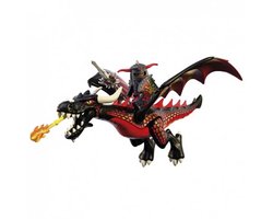 Ava - Playmobil Knights Speelset Zwarte Draak met Ridder - Fantasie Avontuur.