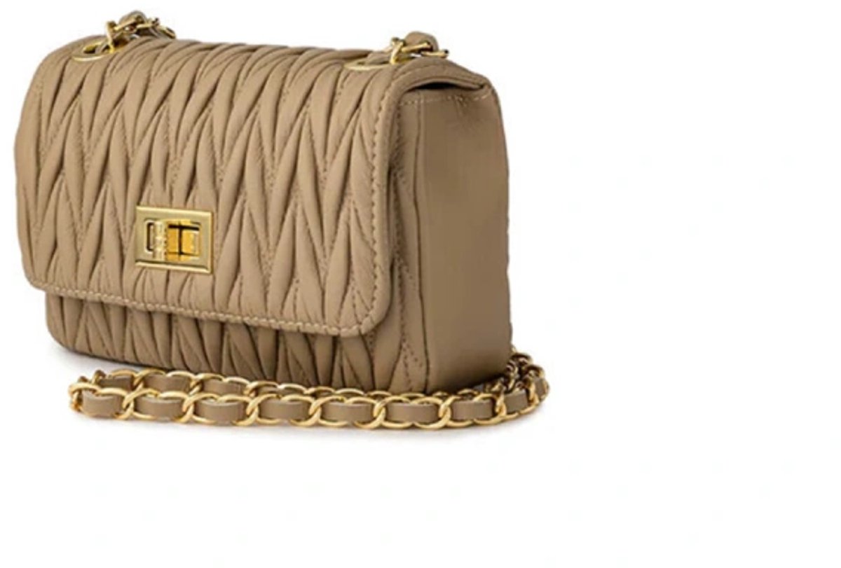 Stuff Maker Sophie clutch in beige