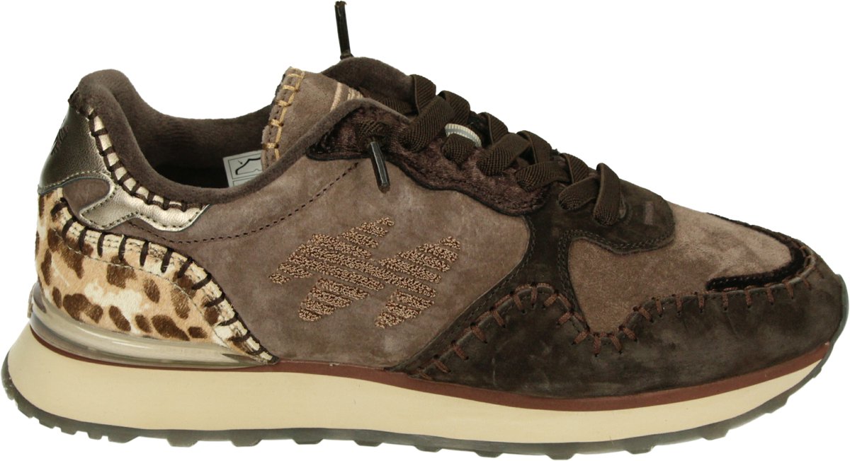 MRP Indian Sneakers - Leer - Dames - Bruin - Maat 38