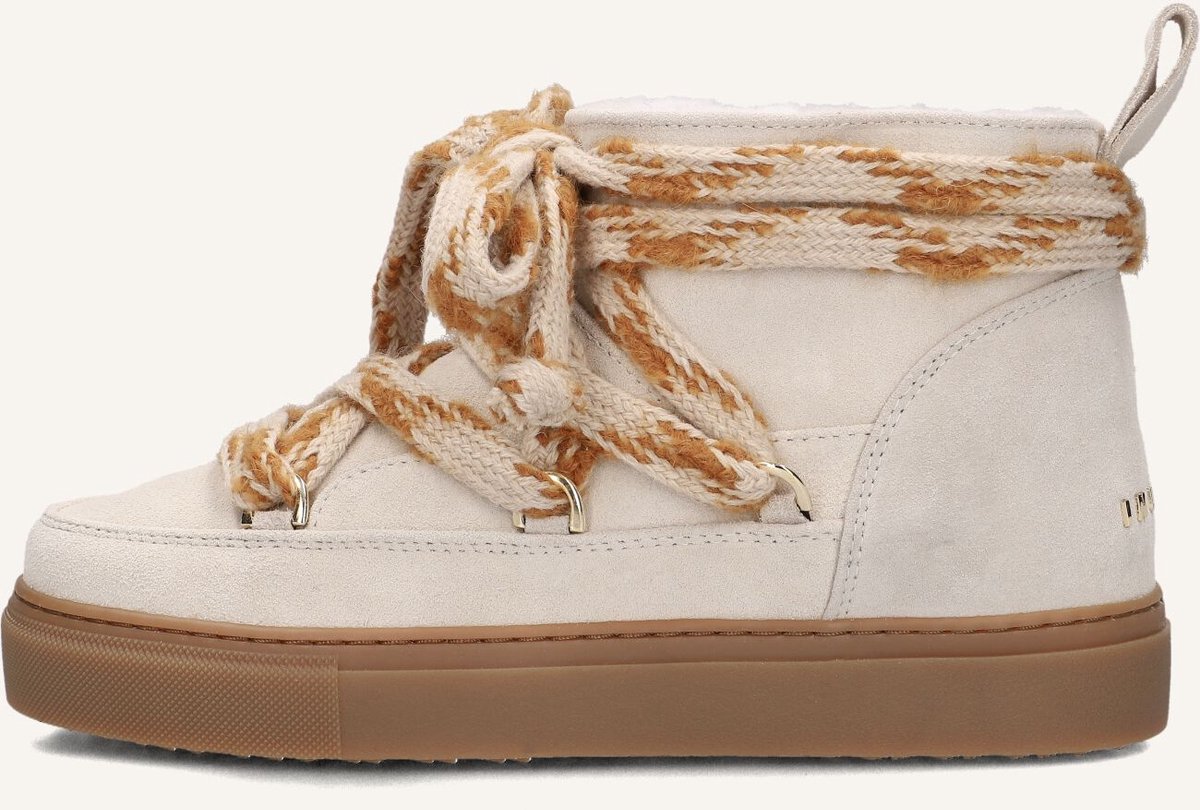 Inuikii Knot Laarzen - Suède - Dames - Ecru - Maat 41