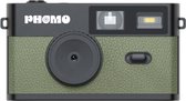 Phomo Digitale Retro Camera - Compact Camera - 8MP - 4 Retrofilters - Flits - SD-kaart - USB-C - Olijf Groen