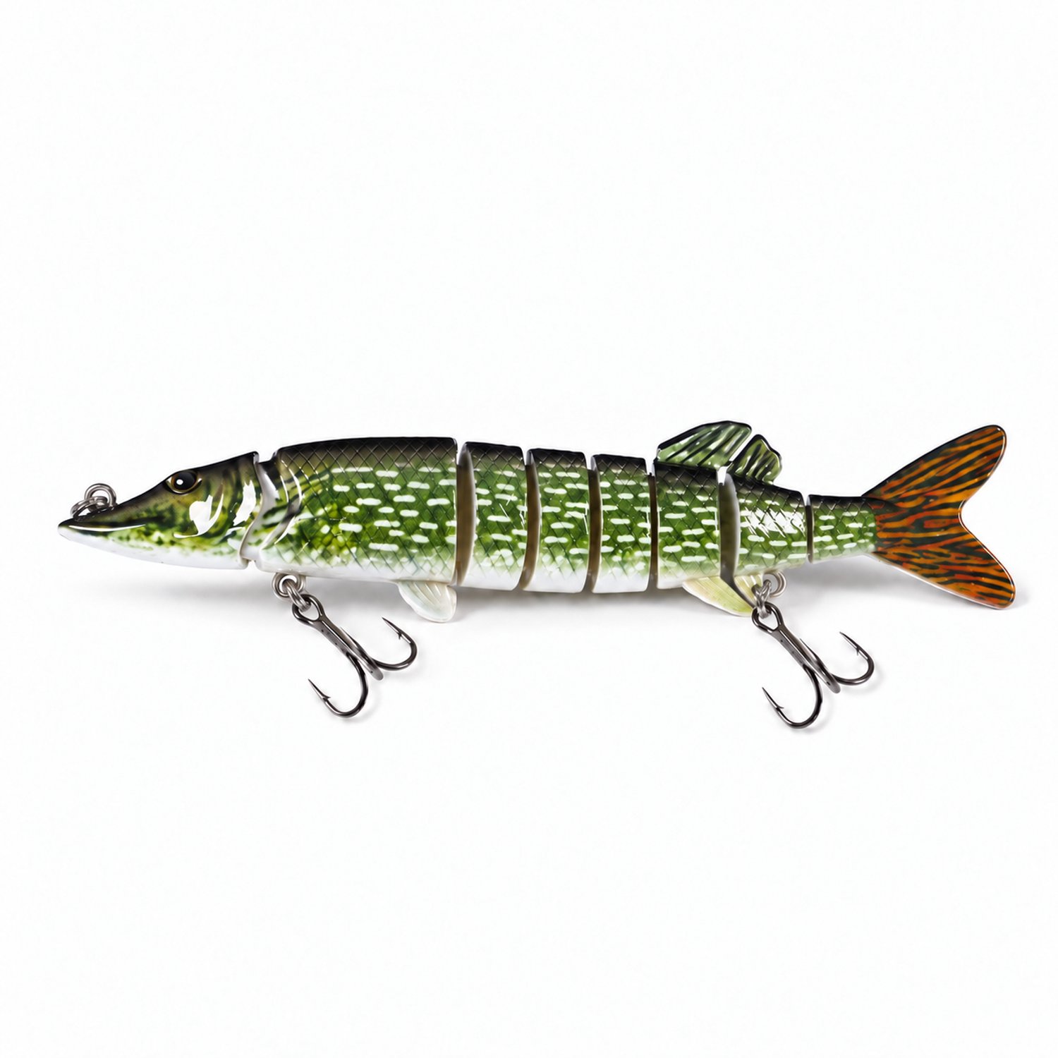 S&D | Snoek kunstaas 20 cm / 67g - 8-delige XL swimbait - Groen