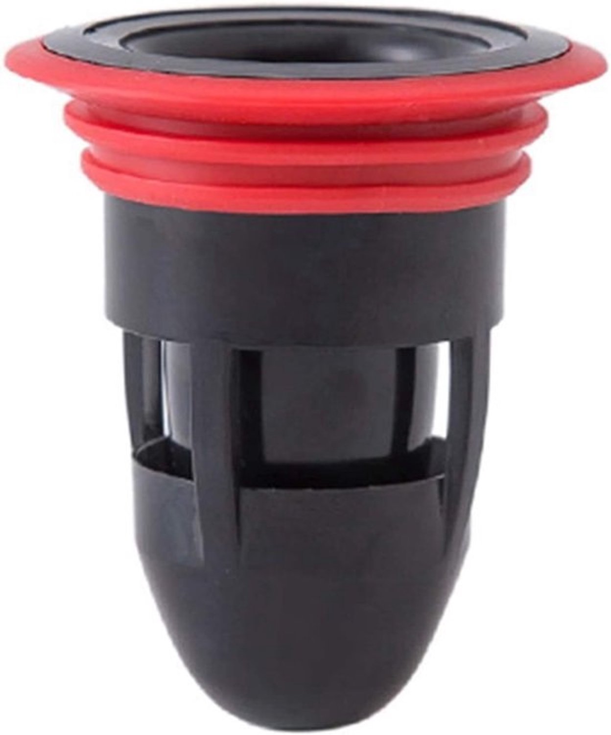 Vloer Afvoerkern - Afvoerstop Riool - Voorkomt Geuren - Anti-Terugstroom - 6.5 x 5.5 cm - Wit