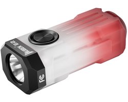 WUBEN E2 PULSE Mini EDC Zaklamp - Gradient Red - 150 Lumen - Oplaadbare Sleutelhanger Zaklamp - USB-C - Magnetisch - IP66