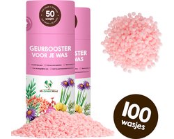 Mr. Green Mind wasparfum Flower Forest 100 wasjes - Wasparels - Geurbooster - Geurparels - Kledingverfrisser - Proefpakket