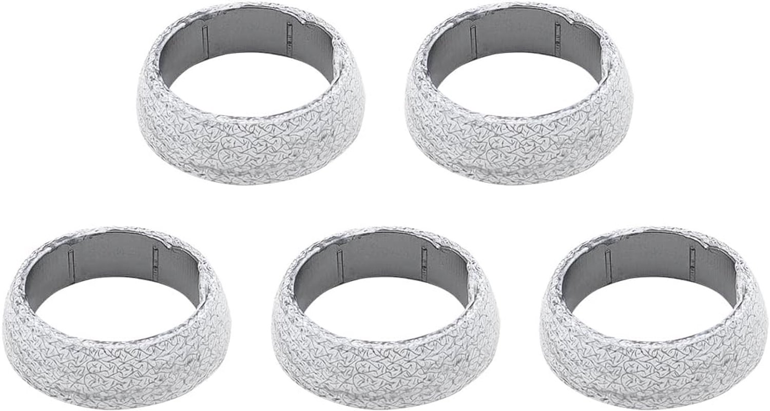 Sylen 5 stuks ID 43 mm OD 56 mm hoogte 16 mm 201 roestvrij staal uitlaat donut afdichting, uitlaat ruisonderdrukker - ShopVlot