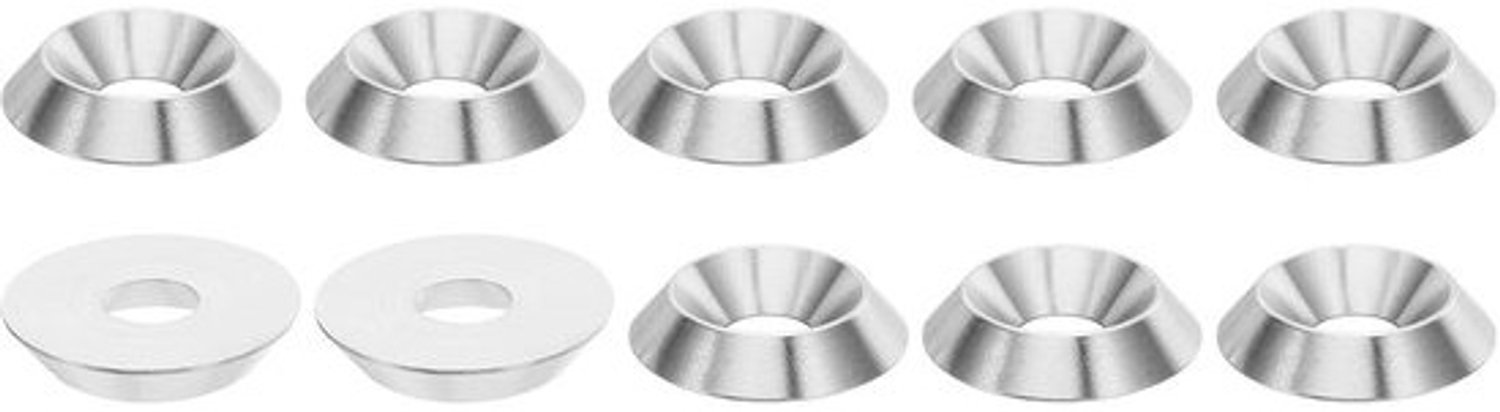 Verzonken Schijf - Kraalring - Industriële Constructie - Massief Roestvrij Staal - M8 25mm Diameter