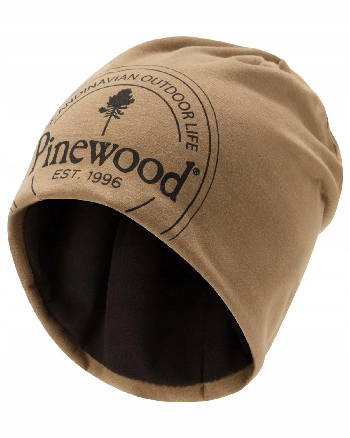 Pinewood Beanie 2L muts - Warm en comfortabel, donker zandsteen