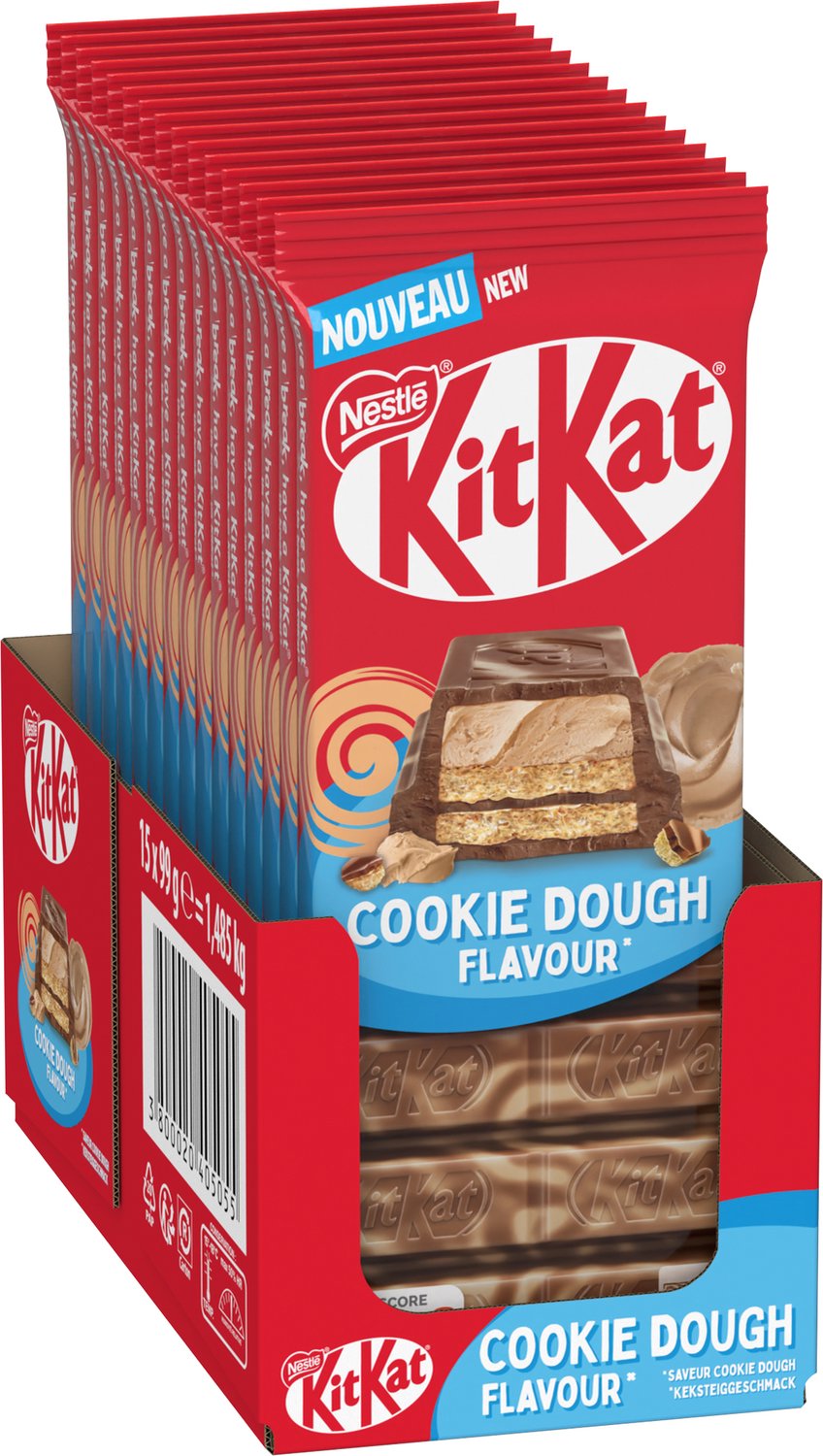 KitKat Tablet Cookie Dough - 15 chocoladerepen x 99g