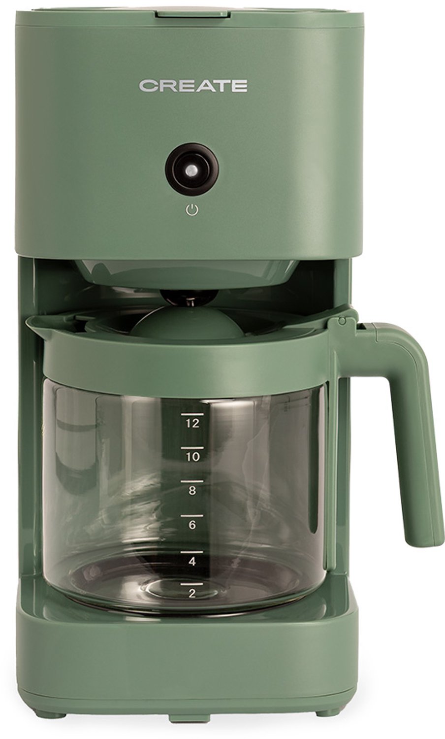 CREATE - Filterkoffiezetapparaat van 1,5 liter met warmhoudfunctie - Salie - THERA DRIP