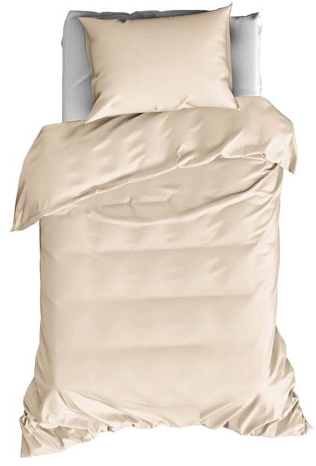De Witte Lietaer Olivia Dekbedovertrek - Eenpersoons - 140x200/220 cm - Sand