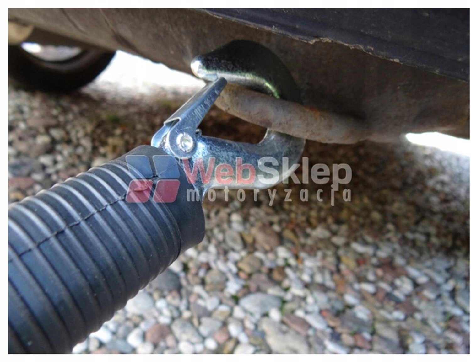 Flexibele Sleepkabel 1800 kg met 2 Haken