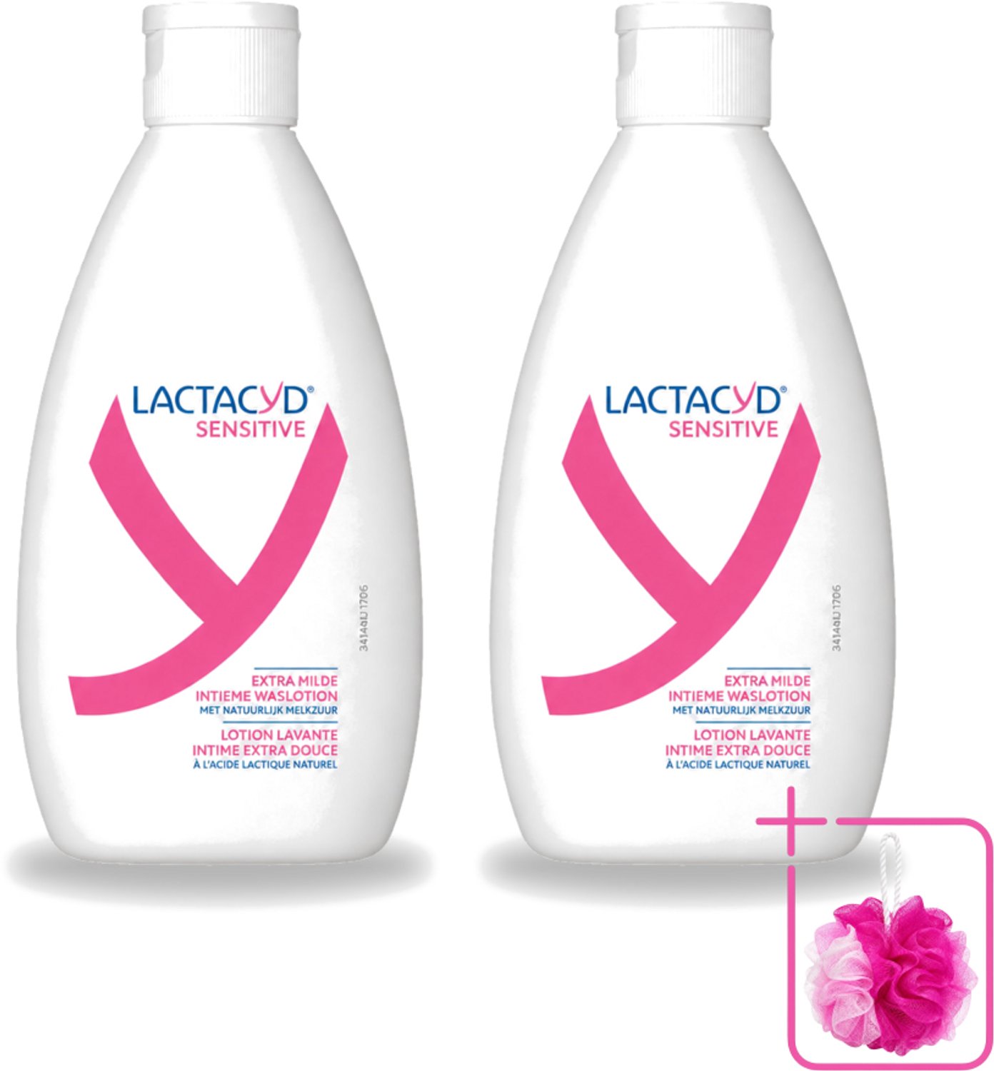 2 x Lactacyd Sensitive - Intieme Waslotion - Extra Gevoelig - Met Natuurlijk Melkzuur - 300 ml - Bulkverpakking - Intieme waslotion - Gevoelige huid