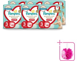 6 x Pampers – Luierbroekjes – Premium Care Pants Maat 3 – 48 Luiers - Bulkverpakking - Luier - Douchemop - Luierbroek
