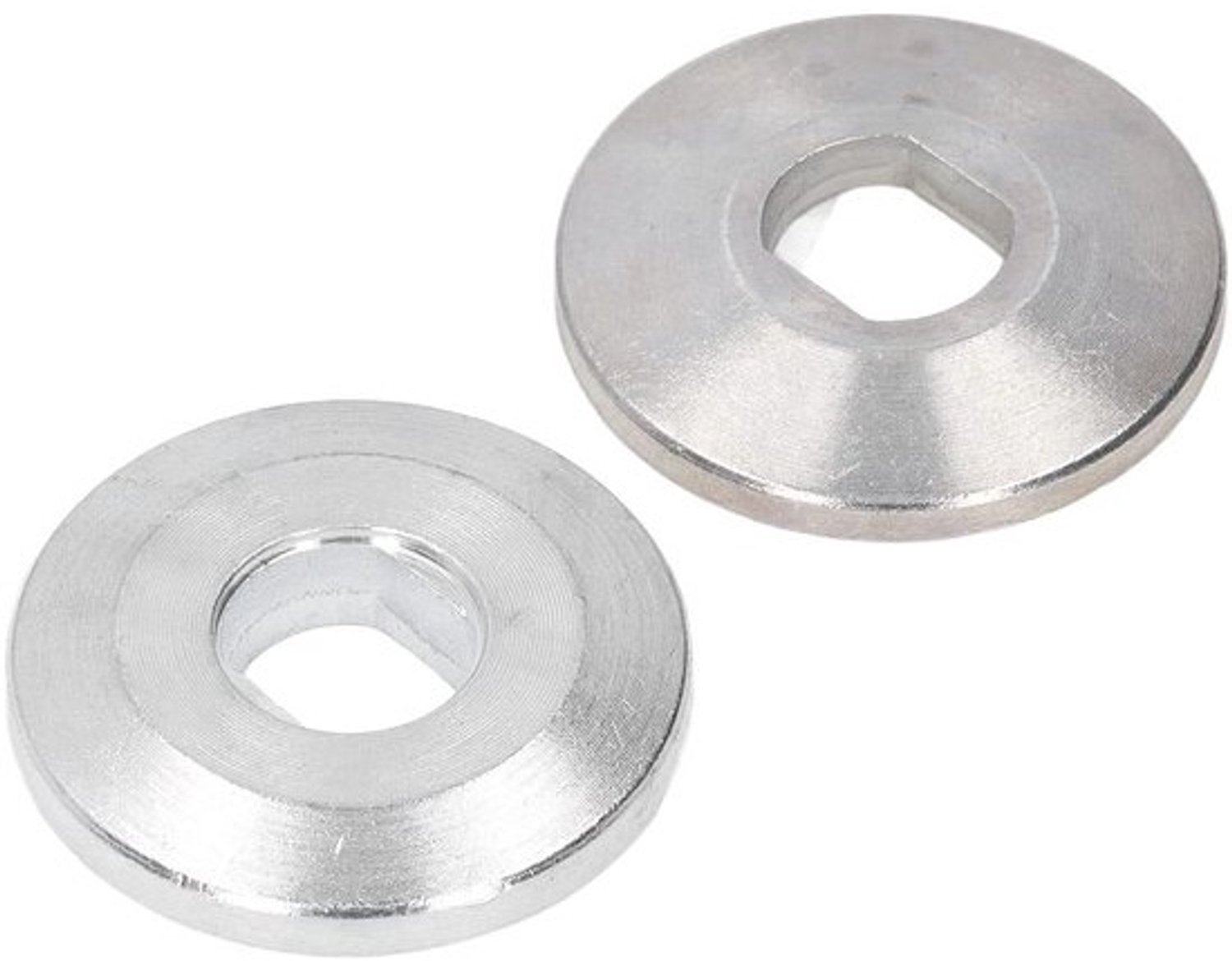 Zaagbladklemring Drukplaat - Set van 2 - Aluminium Zagen - Gecementeerd Carbide - 45 mm Diameter - Zilver