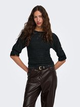 ONLY - ONLNADIA L/S RUCHING TOP JRS Dames T-shirt