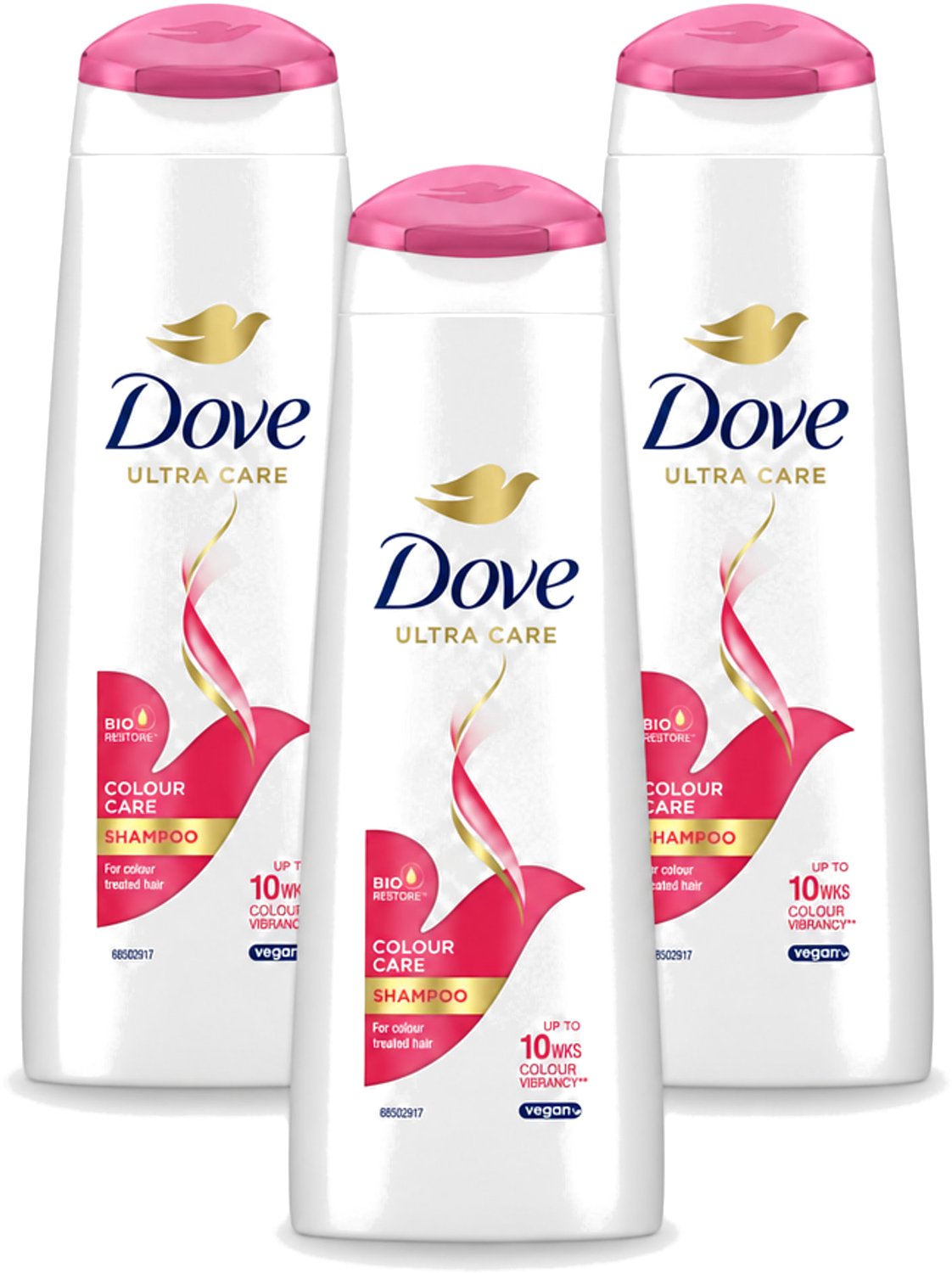 3 x Dove Ultra Care - Color Care - Shampoo - Geverfd Haar - 250 ml - Voordeelverpakking - 3 stuks