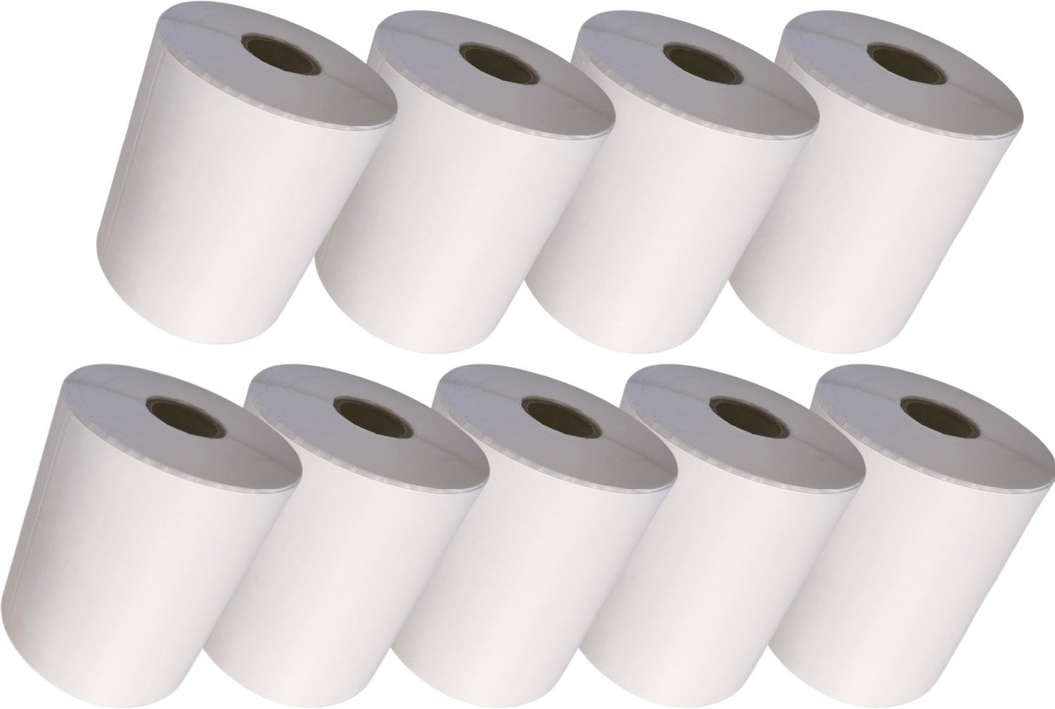 KATRIZ® huismerk verzendlabels voor Thermische Labelprinter 9 stuks - 150x100mm - Kern 25mm - 300 etikketten per rol - Labelstickers voor DHL, postNL, DPD, UPS , FedEx, TNT, GLS