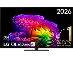 LG G6 OLED65G69LS - 65 inch - 4K OLED - 2026 - Met standaard - Smart TV