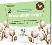 Mr. Green Mind Wasstrips 120 Wasbeurten Fresh Linen Wasmiddeldoekjes Wasvellen Wasmiddel Voordeelverpakking incl. wasverzachter wasdoekje