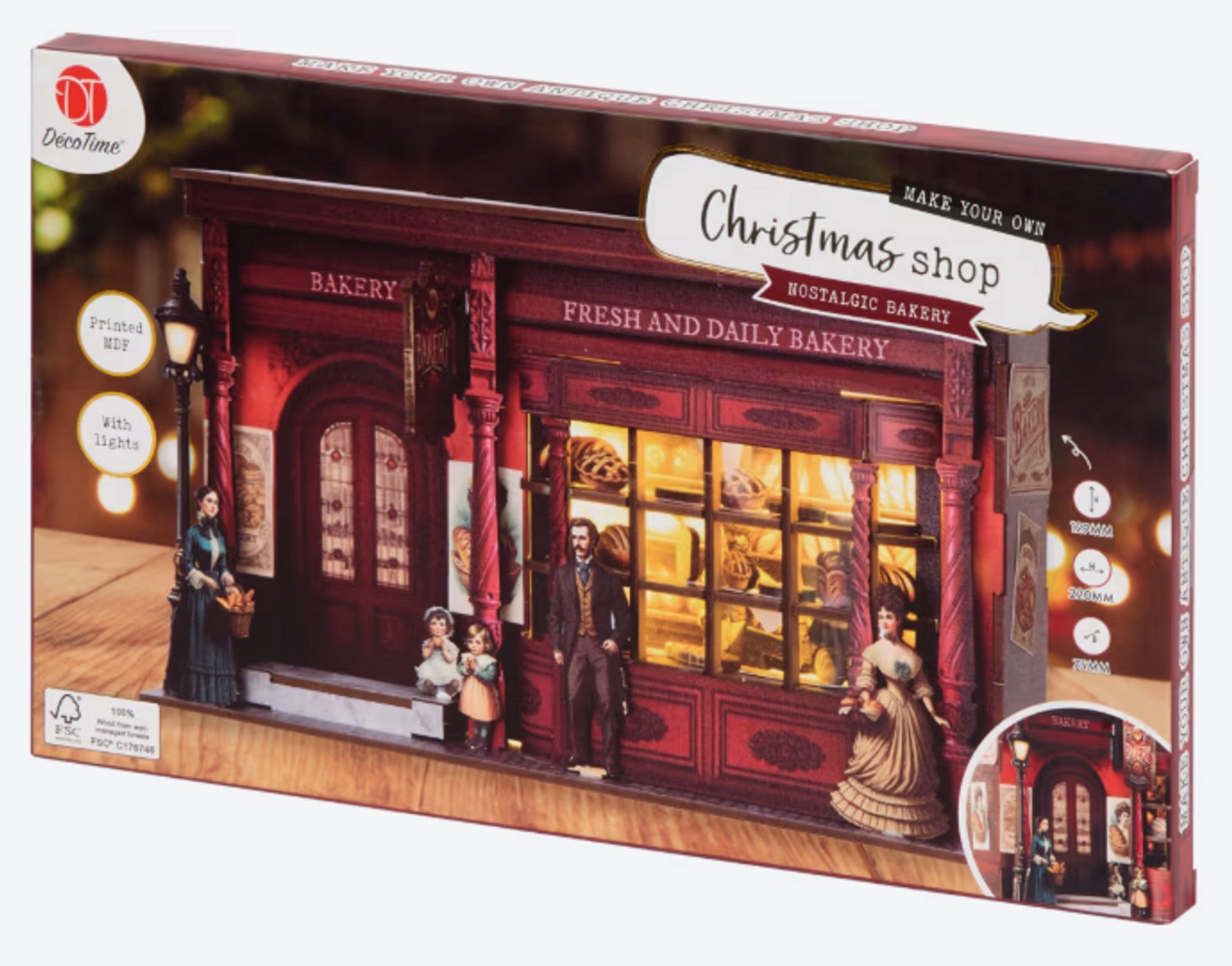 DecoTime Creëer je Eigen Antieke Kerstwinkel Nostalgische bakkerij