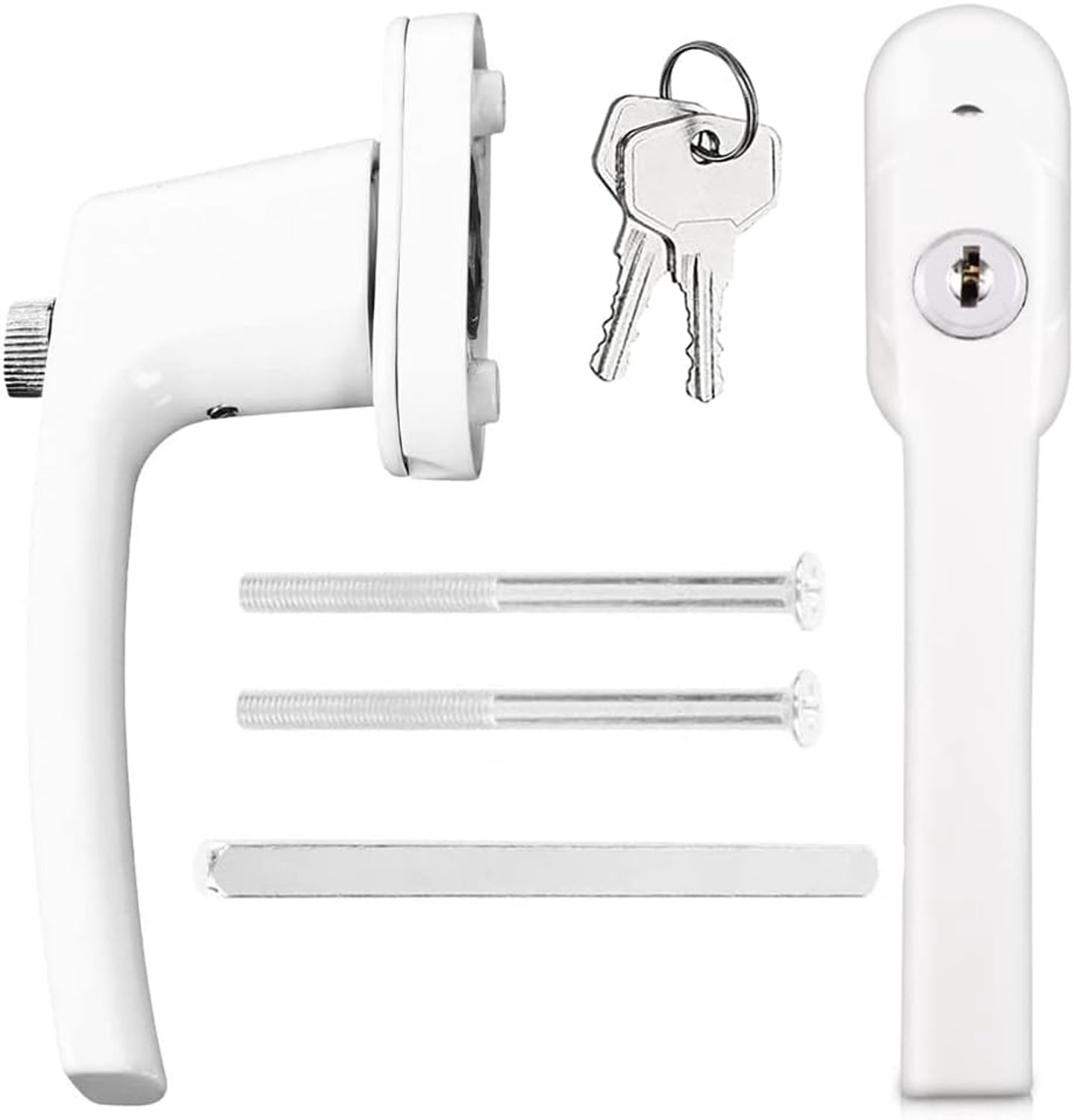 Raamhandgrepen 1 Paar - Aluminium - Lockbaar ontwerp - Veilig en stijlvol - ShopVlot