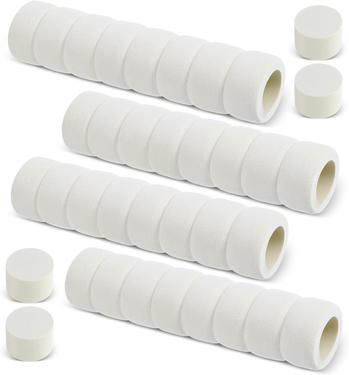 Deurklinkbuffers 4 stuks - Beige EVA-schuim - Antistatisch - Wandbescherming voor meubels - ShopVlot