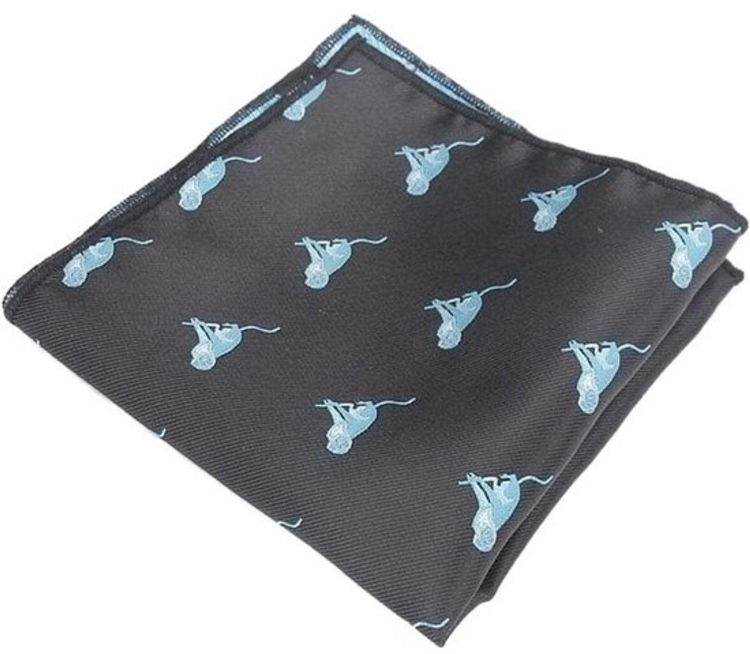 Heren Zakdoeken - Katoenen Pochetten - Stijlvol Accessoire - Zacht Comfortabel Gevoel - One Size - Blauw