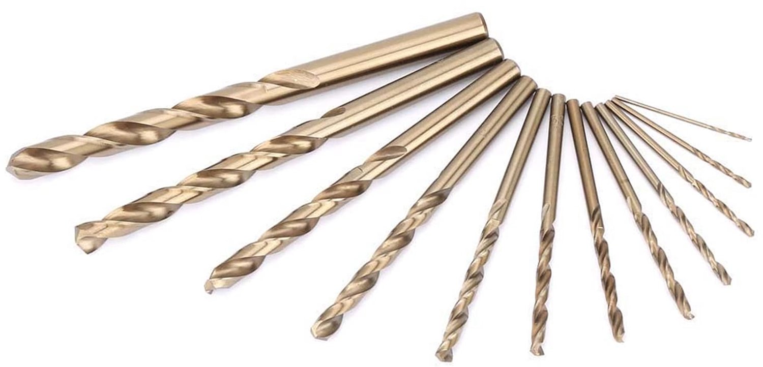 74Pcs High-Speed Steel M35 Cobalt Spiral Drills Set Spiral Drills Consumables Drilling Stainless Steel Plate - ShopVlot