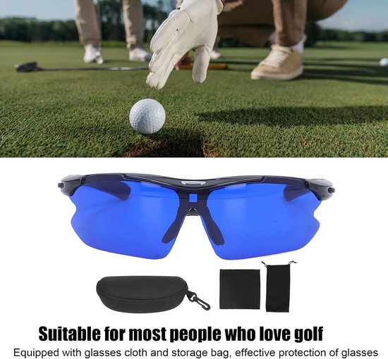 SnelShoppen - Week Golfball Finder Goggles - HD Golfball Zoekbril met Blauwe Lenzen voor Mannen en Vrouwen - Ideaal voor Golfen op Gras en Fairways van Snelshoppen — afbeelding 5