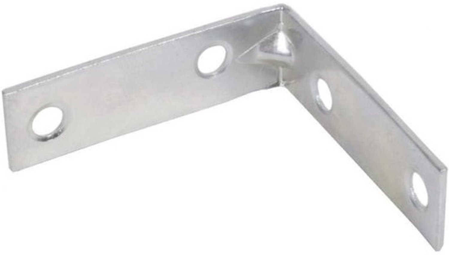 Hoeksteunen - Bevestigingsplaten - Meubelreparatie - Zink verzinkt staal - 75 mm - Zilverkleurig