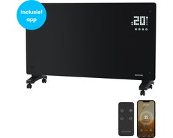 Auronic Elektrische Kachel Met App- 2500W - Convectorkachel Met Smart App & Afstandsbediening -…