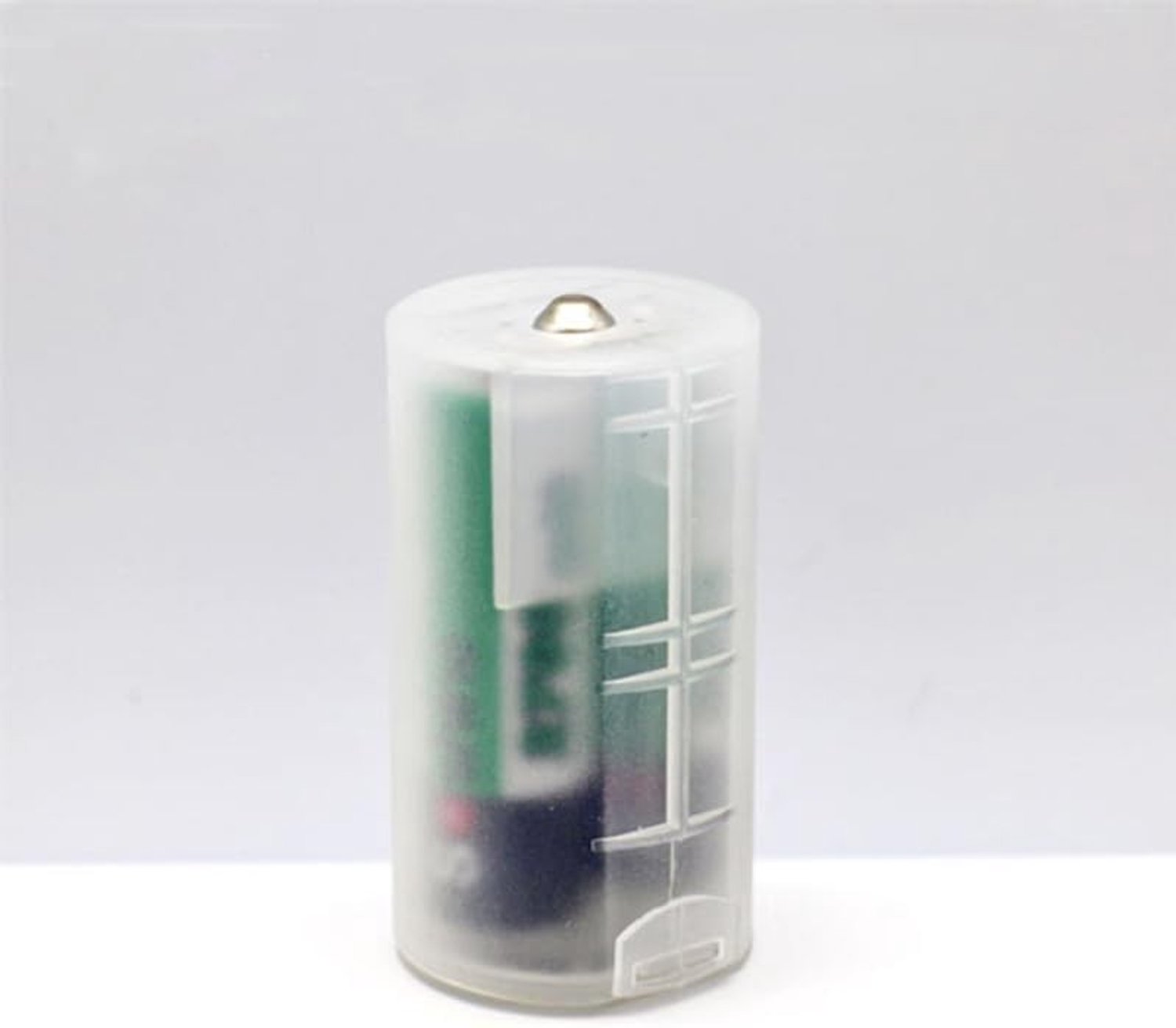 Batterijadapter AA op D - Zwart - Set van 4 - Vervanging voor D-batterijen - Voor Zaklampen en Radio's