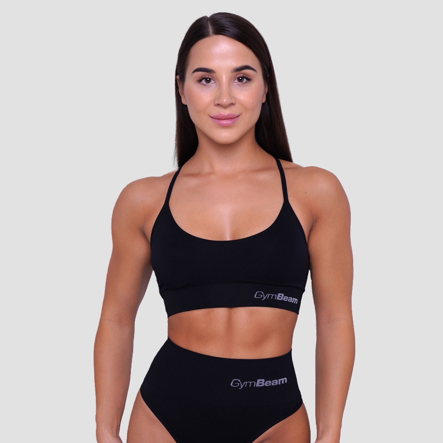 GymBeam String Bralette Zwart M