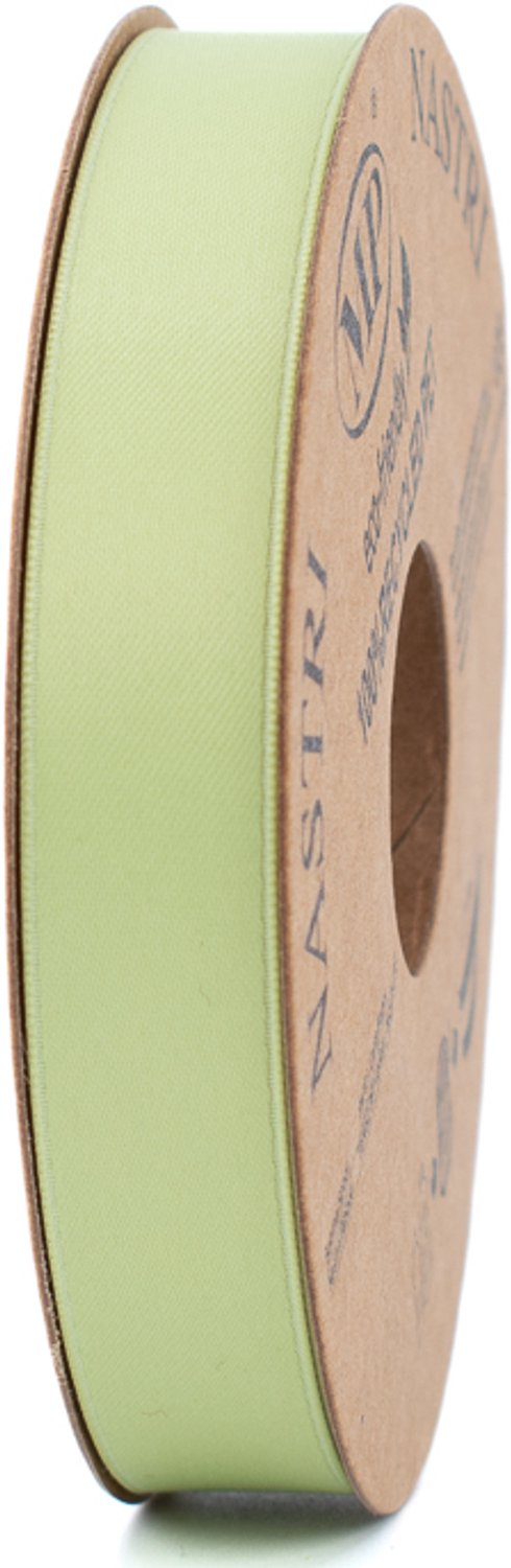 Gerecycled cadeaulint - decoratielint - olijfgroen - 15 mm x 20 meter