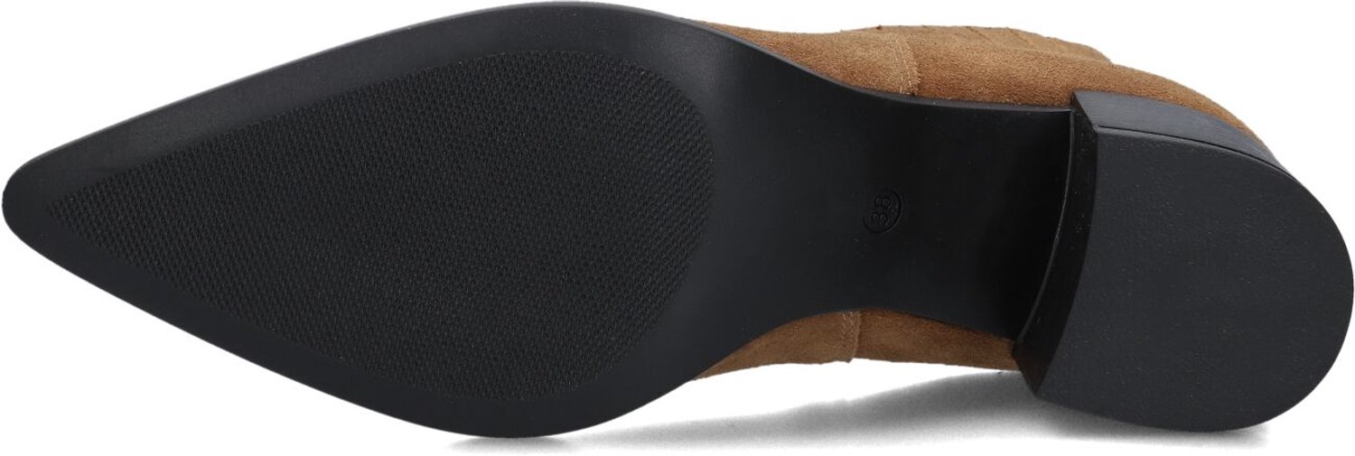 Copenhagen Studios Cph298 Enkellaarsjes - Enkelboots met rits - Dames - Cognac - Maat 36