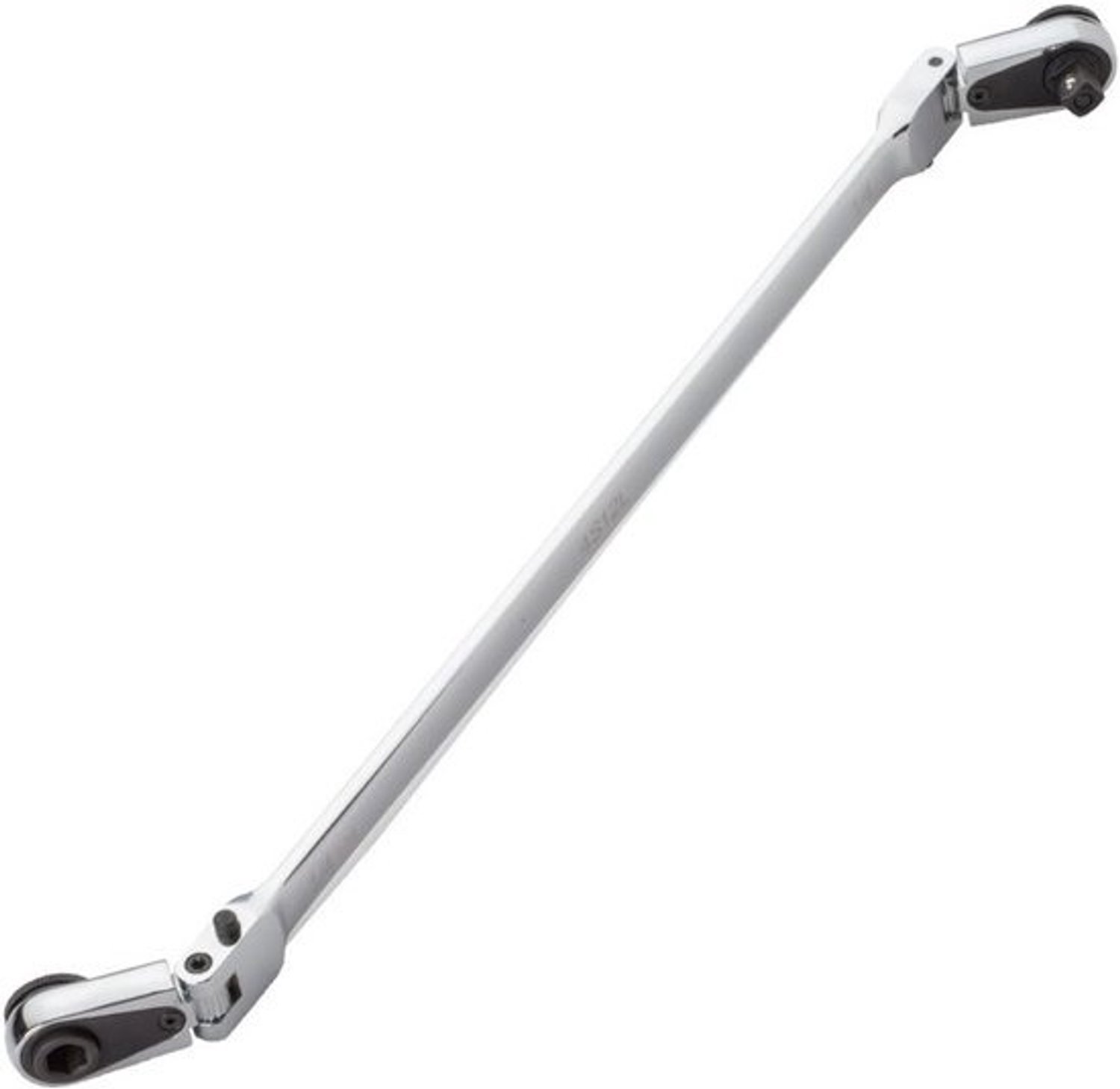 Verstelbare Korte Ratelsleutel 1/4 Inch Vierkant en Magnetisch Bit Houder voor Krappe Ruimtes