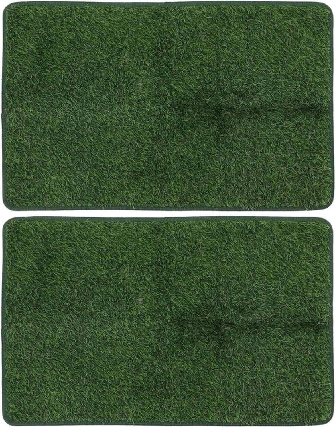 Kunstgras Hondenplasmat - Nepgras Zindelijkheidstraining - Huisdieren Toilet - Realistisch Gesimuleerde Omgeving - 71 x 46 cm - Groen