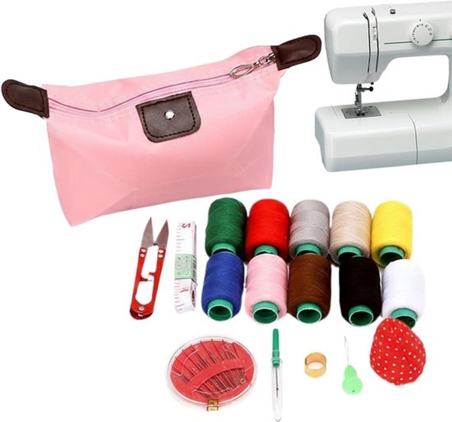Handnaaiset - Reis naaiset - Kleding repareren - Uitgebreide 34-delige set - 20 x 13 x 8 cm - Niet gespecificeerd