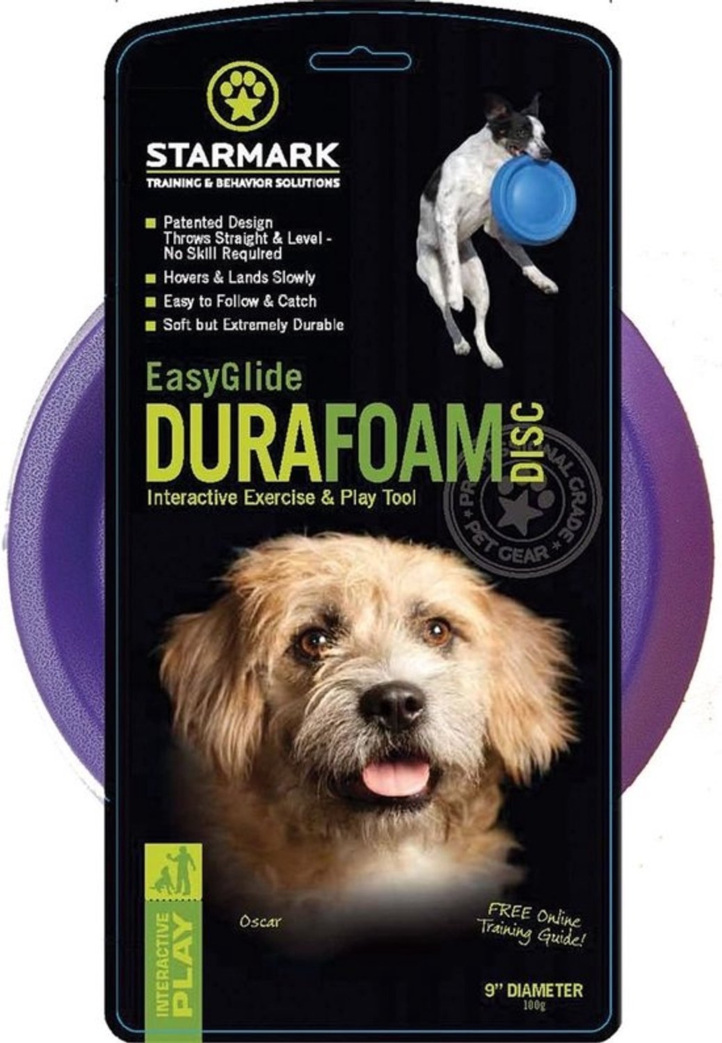 Honden Frisbee - Vliegende Schijf - Buiten Spelen - Zachte Duurzame Rubber - 23 cm Diameter - Geel