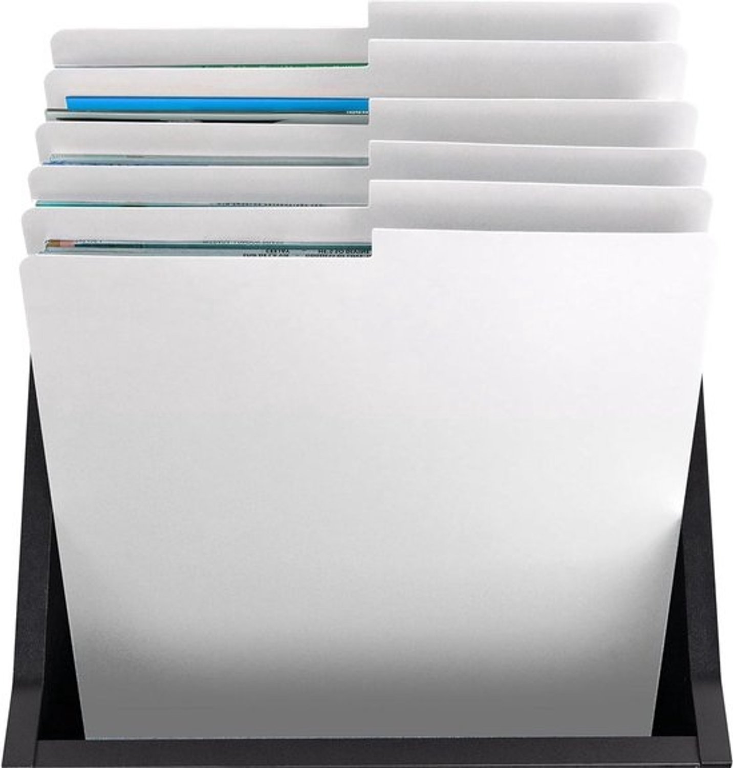 LP Scheidingsbladen - Vinyl Organizers - Platen Sorteren - Met Label Stickers - 6 Stuks - Wit