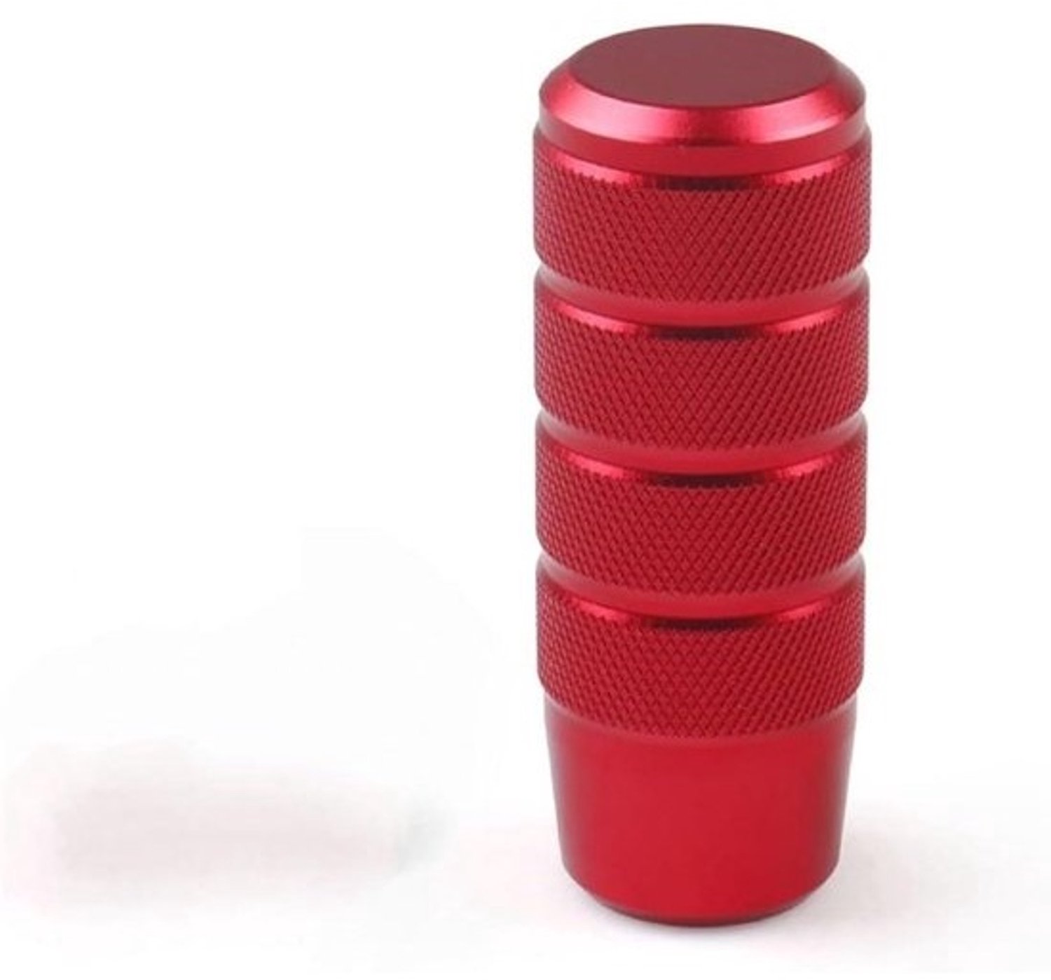 Schakelpookknop Aluminium - Versnellingspook Handmatig - Auto Interieur Tuning - Universele Pasvorm - 95MM Lengte - Rood