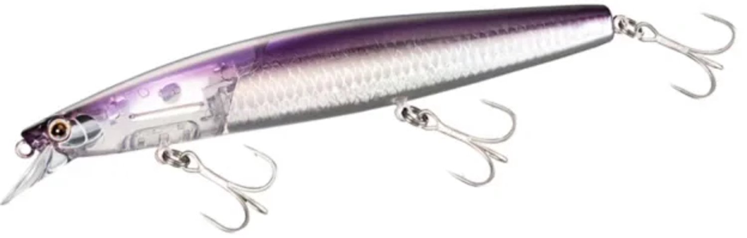 Shimano Exsence Silent Assassin Flash Boost 129mm purple